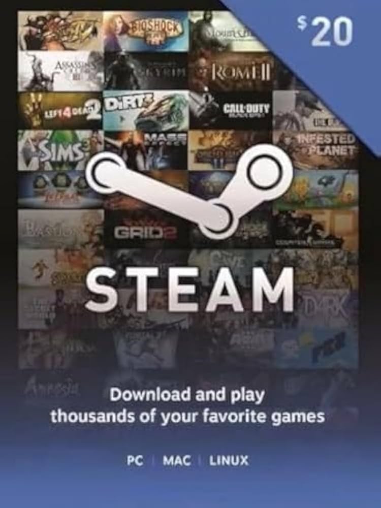 Steam Gift Card 20$