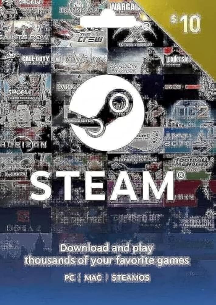 Steam Gift Card 10$