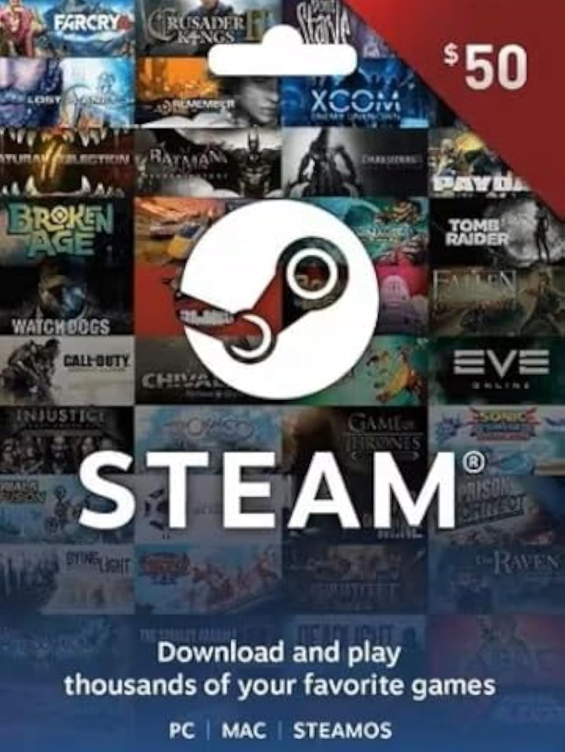 Steam Gift Card 50$