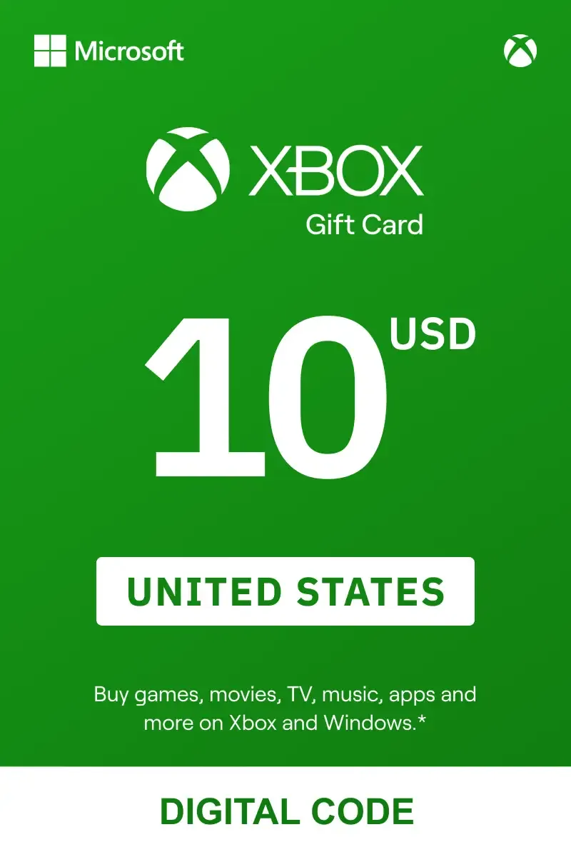 Xbox Gift Card 10$