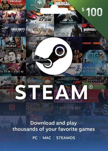 Steam Gift Card 100$