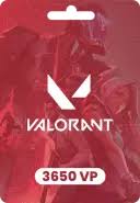 Valorant Gift Card 3650 VP TR