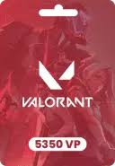 Valorant Gift Card 5350 VP TR